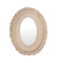 Fringe Oval Mirror - Ignited Living Home